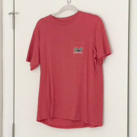 VINEYARD VINES Tailgate TSHIRT FOOTBALL GRILL CORNHOLE WHALE‎ Cotton Medium - Picture 2 of 7